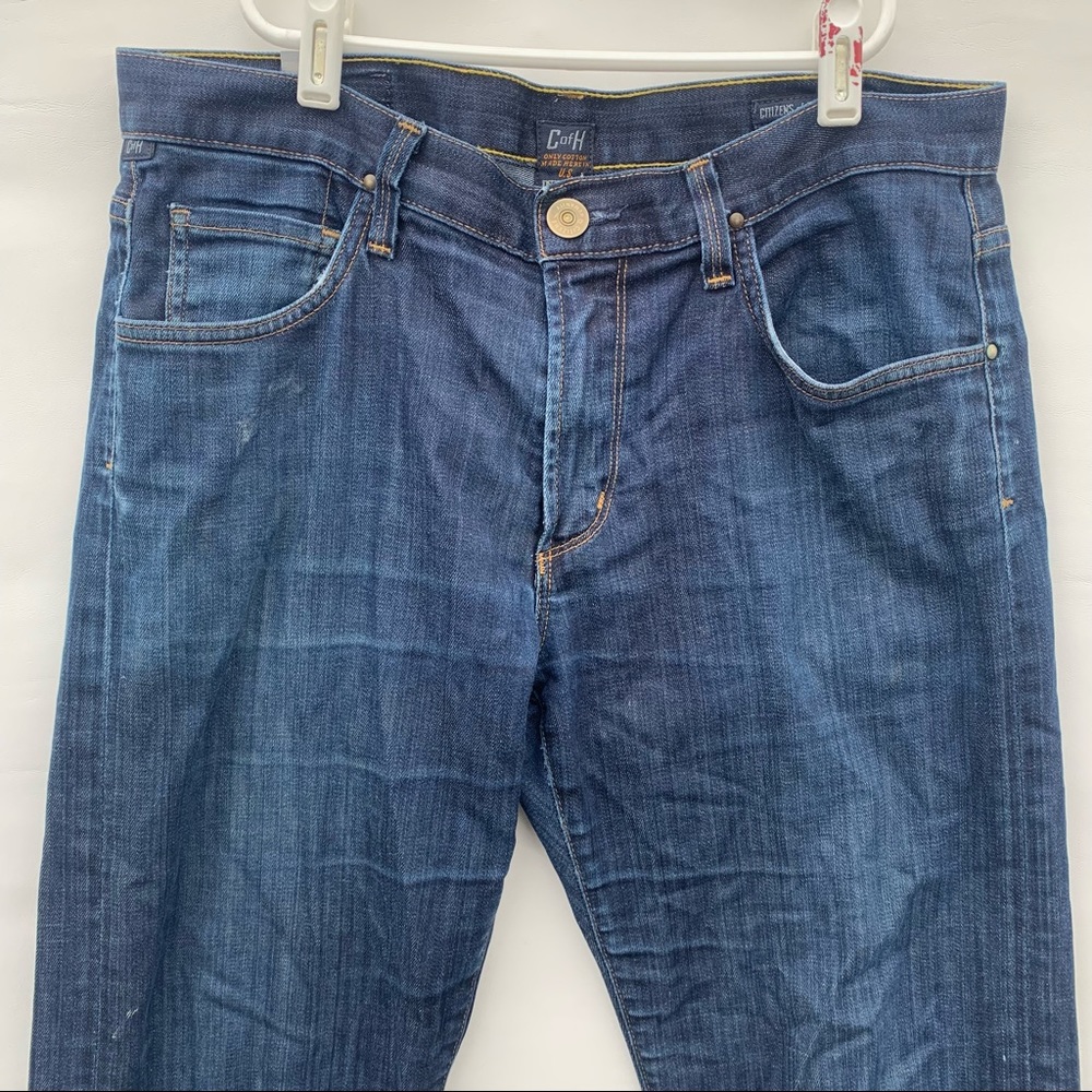 Citizens Of Humanity COH Jeans 32x28 Denim Made In USA Dark Wash Straight Leg